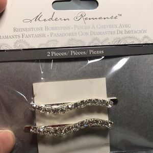 Rhinestone bobby-pins